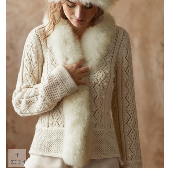 PERUVIAN Connection Black Dacha Alpaca Cardigan. Size M. P/72/A822 - Picture 11 of 14